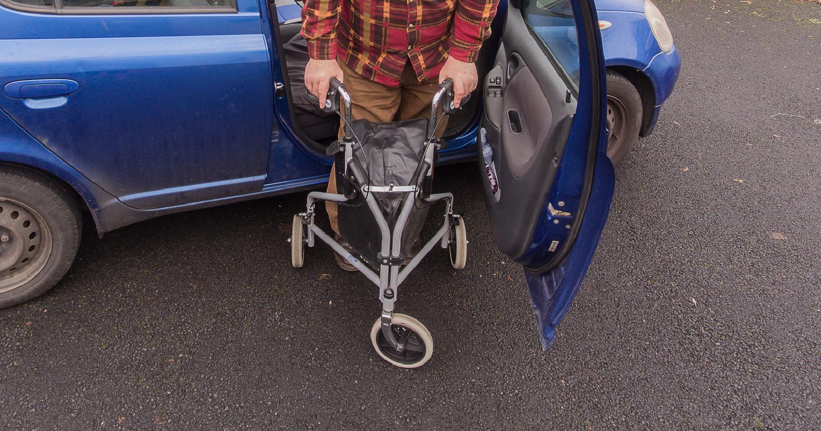 Rollator mit 3 Rädern