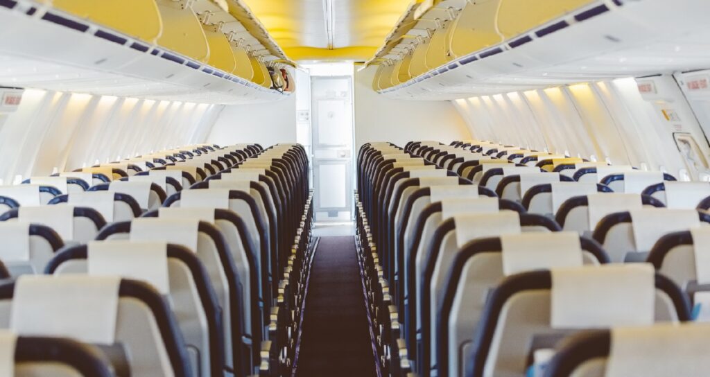 Rollator im Flugzeug